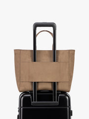 Haven 15" Laptop Tote Bag in Vegan Suede