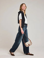 Colette Canvas Crossbody Wallet Bag