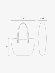 Haven Tulip Tote in Vegan Suede